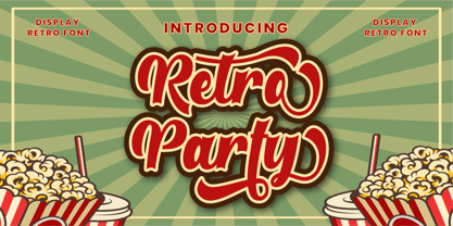 Retroparty Font Poster 1