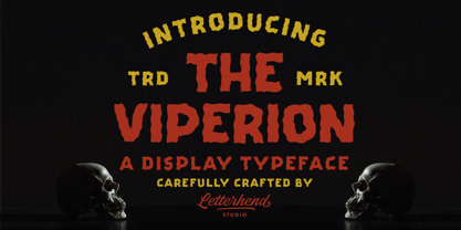 The Viperion Font Poster 1