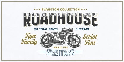 Roadhouse Font Poster 1