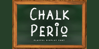 Chalk Perio Font Poster 1