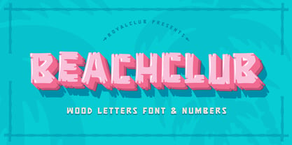 Beachclub Font Poster 1