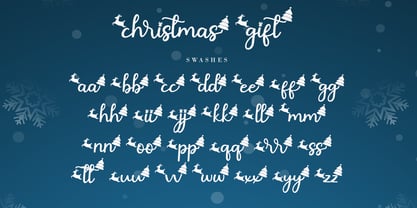 Christmas Gift Font Poster 9