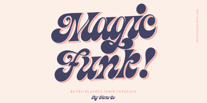 Magic Funk Font Poster 1
