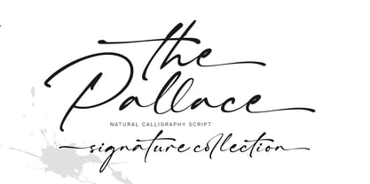 The Pallace Font Poster 1