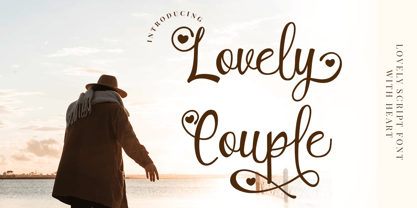 Lovely Couple Font Poster 1