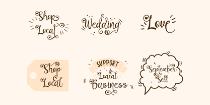 Lovely Couple Font Poster 3