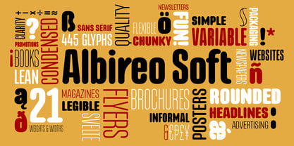Albireo Soft Font Poster 3