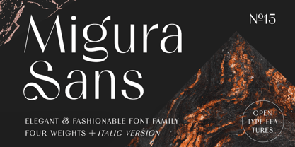 Migura Sans Font Poster 1