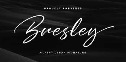 Bresley Font Poster 1