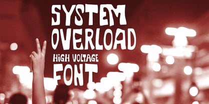 System Overload Font Poster 1