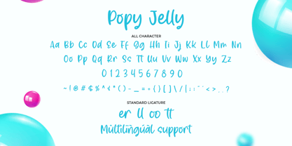 Popy Jelly Fuente Póster 2