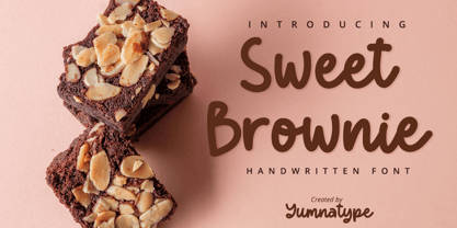 Sweet Brownie Font Poster 1