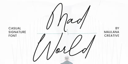 Mad World Font Poster 1