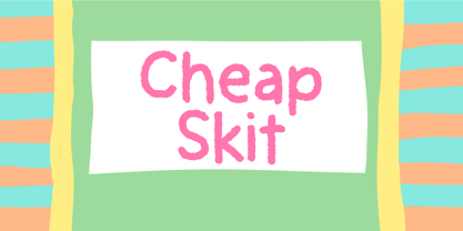 Cheap Skit Fuente Póster 1