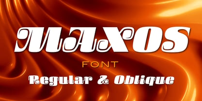 Maxos Font Poster 1