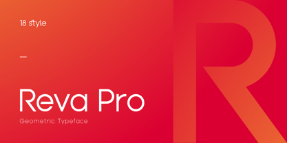 Reva Pro Font Poster 1
