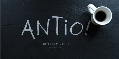 Antio Font Poster 1