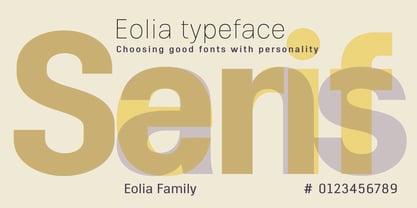Eolia A Font Poster 2