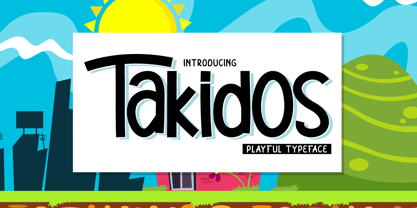 Takidos Font Poster 1