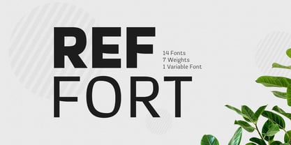 Reffort Font Poster 1