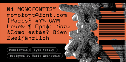 Monofontis Font Poster 4