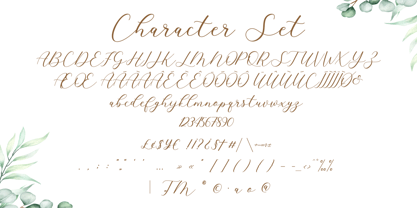 Cavilay Script Font Poster 8