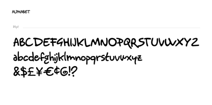 Fat Ink Font Poster 5