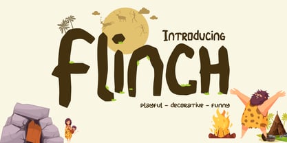 Flinch Font Poster 1