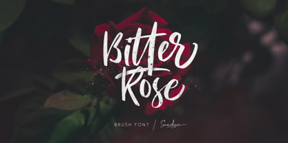 Bitter Rose Font Poster 1