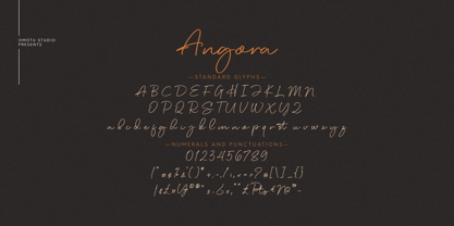 Angora Font Poster 10