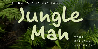 Jungle Man Font Poster 1