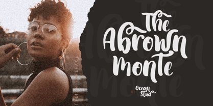 The Abrown Monte Font Poster 1