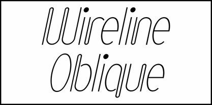 Wireline JNL Font Poster 4