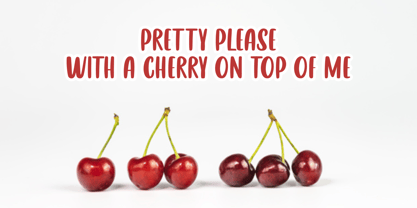 Cherry Lime Font Poster 6