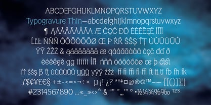 Typogravure Font Poster 7