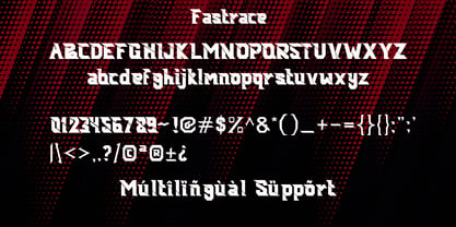 Fastrace Font Poster 7