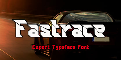 Fastrace Font Poster 1