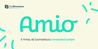 Amio Font Poster 1
