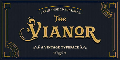 Vianor Font Poster 1