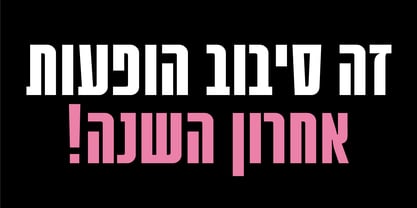 Compact Hebrew MF Police Poster 10