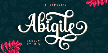 Abigile Font Poster 1