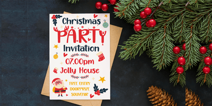 Happy Christmas Party Police Affiche 3