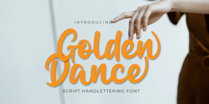 Golden Dance Font Poster 1