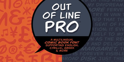 Out of Line Pro BB Font Poster 1