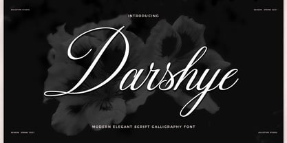 Darshye Script Font Poster 1