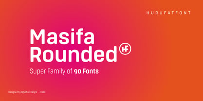Masifa Rounded Fuente Póster 1