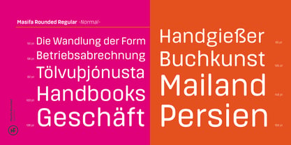 Masifa Rounded Font Poster 3