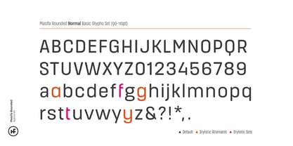 Masifa Rounded Font Poster 13