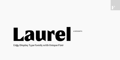 Laurel Font Poster 1