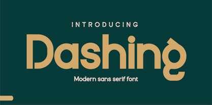Dashing Font Poster 1